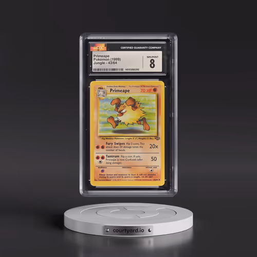1999 Jungle #43/64 Primeape (CGC 8 NM-MT)