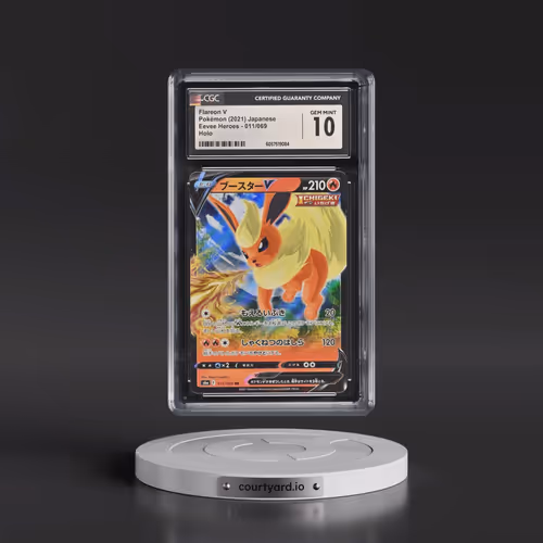 2021 Eevee Heroes #011/069 Flareon V - Holo (CGC 10 GEM MINT)