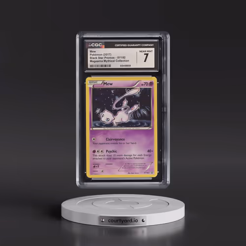 2017 Pokémon XY Black Star Promo #XY192 Mew - Holo Magearna Mythical Collection (CGC 7 NM)