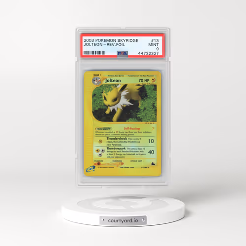 2003 Pokémon Skyridge #13 Jolteon - Reverse Foil (PSA 9 MINT)