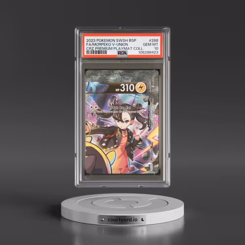 2023 Pokémon Swsh Black Star Promo #288 Morpeko V-Union - Full Art Crown Zenith Premium Playmat Coll