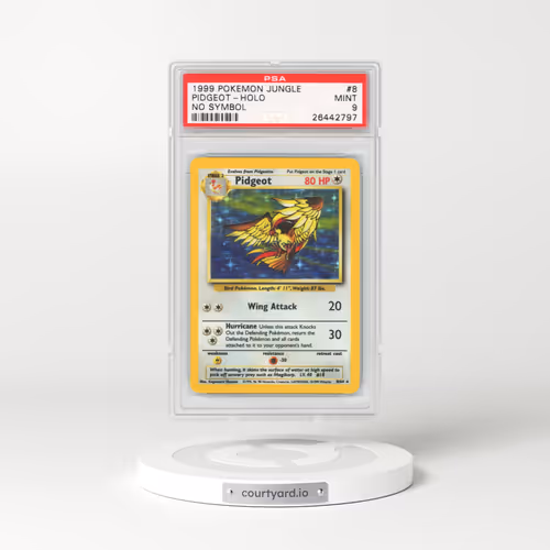 1999 Jungle #8 Pidgeot - Holo No Symbol (PSA 9 MINT)