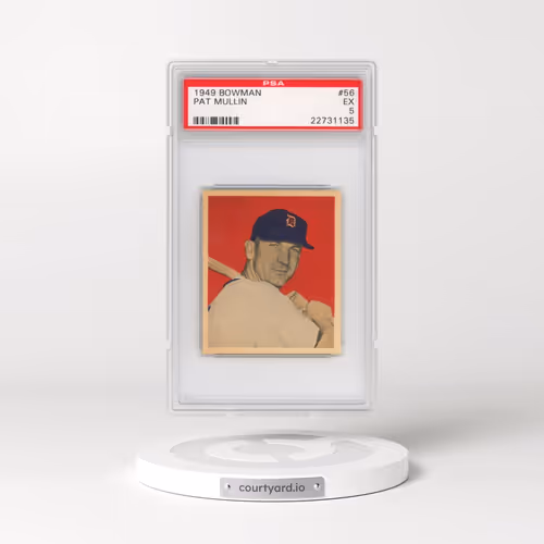 1949 Bowman #56 Pat Mullin (PSA 5 EX)