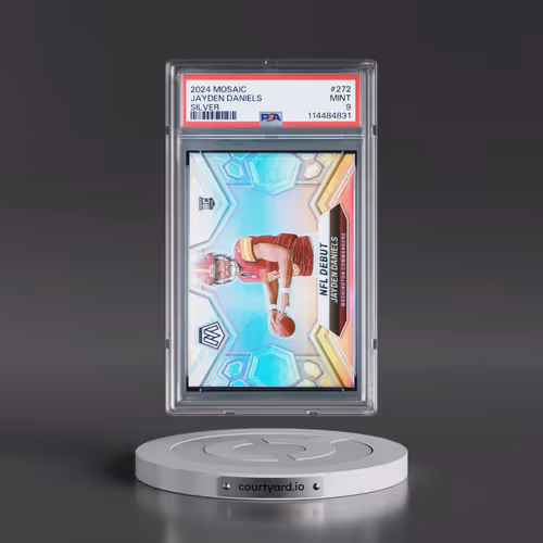 2024 Panini Mosaic #272 Jayden Daniels - Silver (PSA 9 MINT)