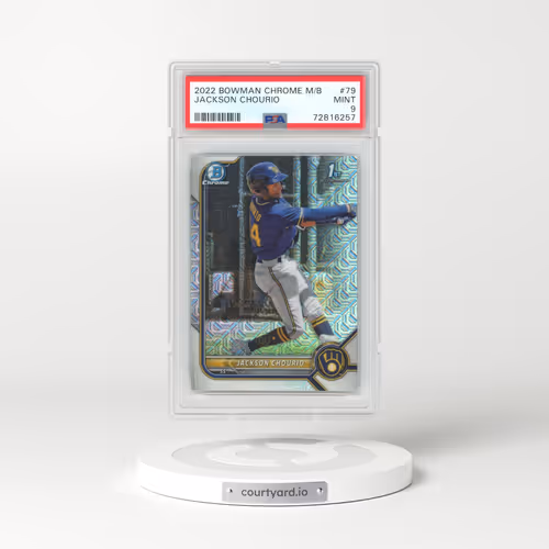 2022 Bowman Mega Box Chrome #79 Jackson Chourio (PSA 9 MINT)