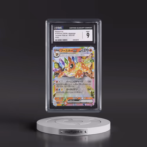 2024 Pokémon Sv8a-Terastal Fest EX #022 Flareon EX - Holo (CGC 9 MINT)
