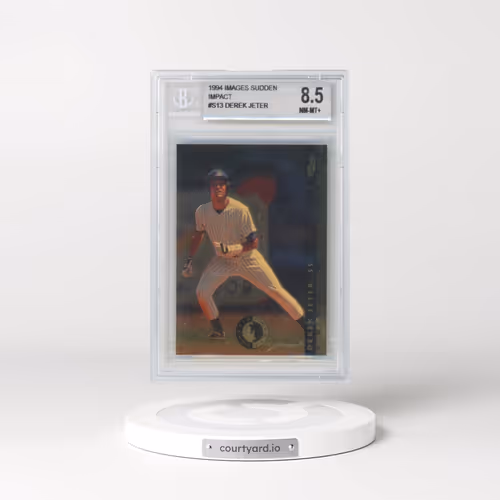 1993 Images Four Sport Sudden Impact #SI3 Derek Jeter (BGS 8.5 NM-MT+)