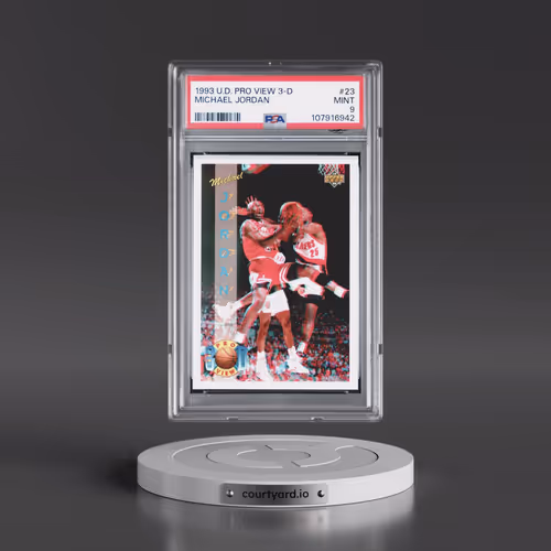1993 Upper Deck Pro View 3-D #23 Michael Jordan (PSA 9 MINT)