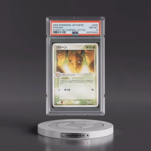 2004 Pokémon Flight of Legends #005 Kakuna - 1st Edition (PSA 8 NM-MT)
