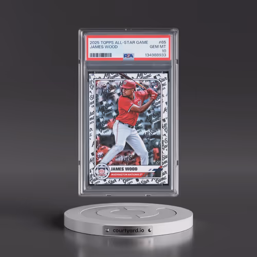 2025 Topps All-Star Game #65 James Wood (PSA 10 GEM MINT)