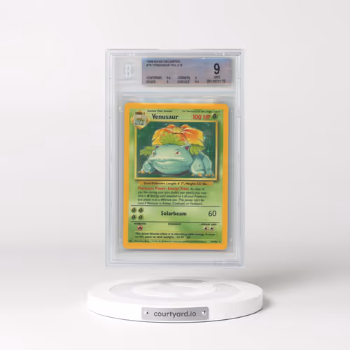 1999 Base Set #15 Venusaur - Holo (BGS 9 MINT)