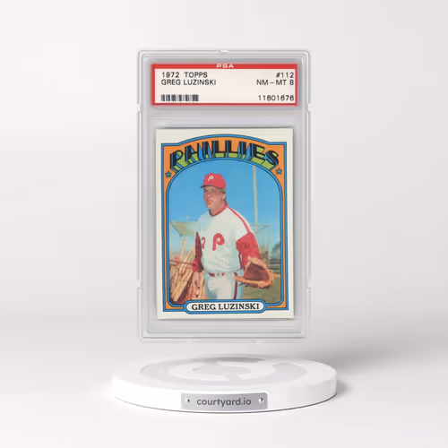 1972 Topps #112 Greg Luzinski (PSA 8 NM-MT)