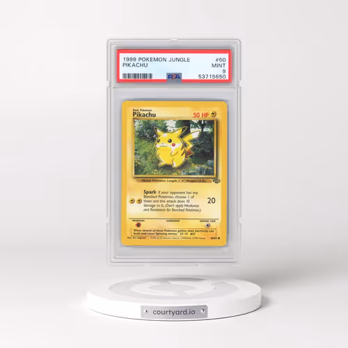 1999 Pokémon Jungle #60 Pikachu (PSA 9 MINT)
