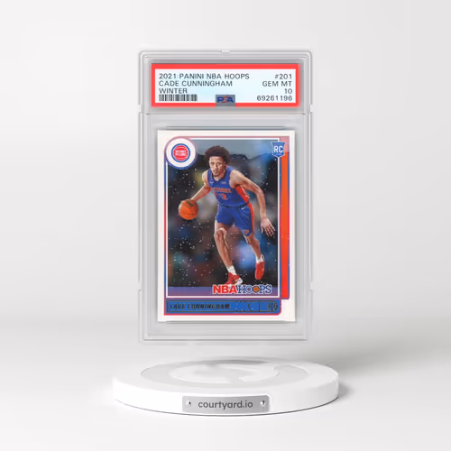 2021 Panini NBA Hoops #201 Cade Cunningham - Winter (PSA 10 GEM MINT)