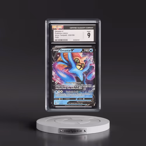 2022 Silver Tempest #035/195 Omastar V - Holo (CGC 9 MINT)
