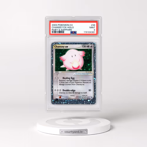 2003 Pokémon EX Ruby & Sapphire #96 Chansey EX - Holo Holo (PSA 9 MINT)