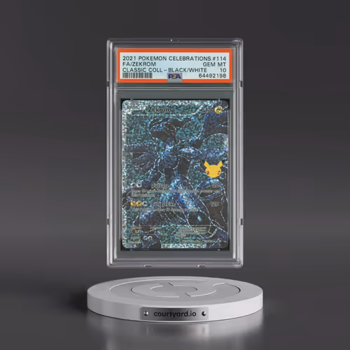 2021 Pokémon Celebrations Classic Collection #114 Zekrom - Full Art (PSA 10 GEM MINT)
