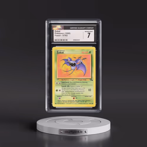1999 Fossil #57/62 Zubat (CGC 7 NM)