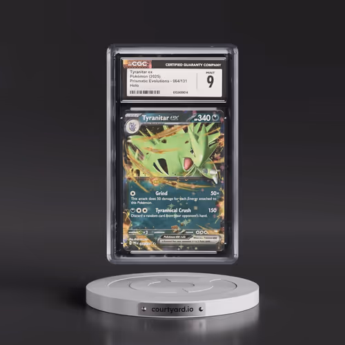 2025 Prismatic Evolutions - PRE EN #064/131 Tyranitar ex - Holo (CGC 9 MINT)