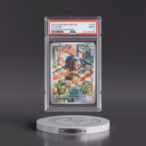 2023 Pokémon Obf EN-Obsidian Flames #209 Lechonk - Illustration Rare (PSA 9 MINT)