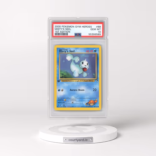 2000 Pokémon Gym Heroes #88 Misty's Seel - 1st Edition (PSA 10 GEM MINT)