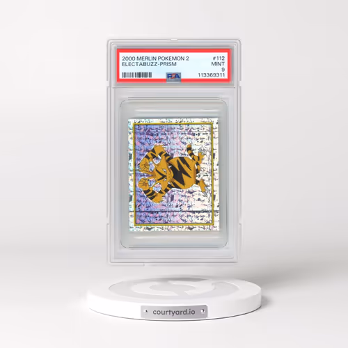 2000 Merlin Pokémon 2 #112 Electabuzz-Prism (PSA 9 MINT)