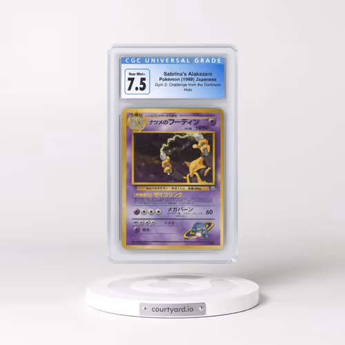 1999 Gym 2: Challenge from the Darkness Sabrina's Alakazam - Holo (CGC 7.5 NM+)