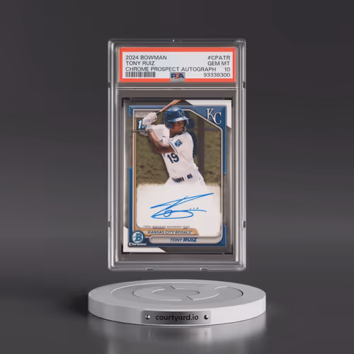 2024 Bowman Chrome Prospect Autographs #CPATR Tony Ruiz (PSA 10 GEM MINT)