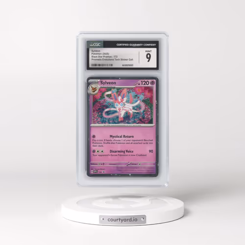 2025 Pokémon Svp EN-SV Black Star Promo #172 Sylveon - Prismatic Evolutions Tech Sticker Collection
