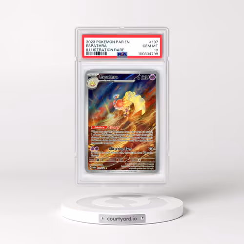 2023 Pokémon Par EN-Paradox Rift #197 Espathra - Illustration Rare (PSA 10 GEM MINT)