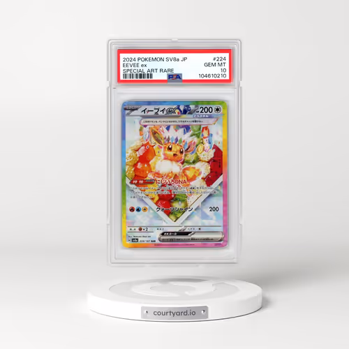 2024 Pokémon Sv8a-Terastal Fest EX #224 Eevee EX - Holo Special Art Rare (PSA 10 GEM MINT)