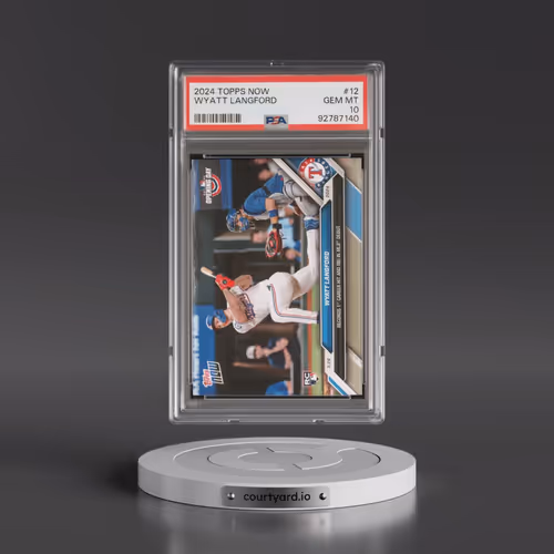 2024 Topps Now #12 Wyatt Langford (PSA 10 GEM MINT)