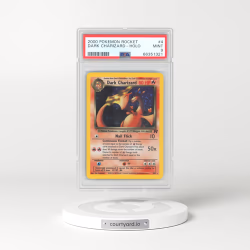 2000 Pokémon Rocket #4 Dark Charizard - Holo (PSA 9 MINT)