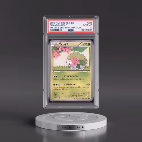 2016 Pokémon Mythical & Legendary Dream Shine Collection #003 Shaymin - 1st Edition Holo (PSA 10 GEM