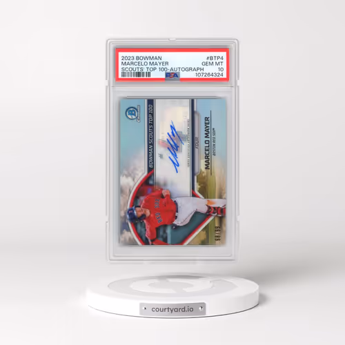 2023 Bowman Scouts' Top 100 #BTP4 Marcelo Mayer - Autograph (PSA 10 GEM MINT)