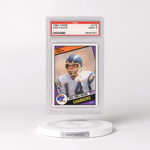 1984 Topps #179 Dan Fouts (PSA 9 MINT)