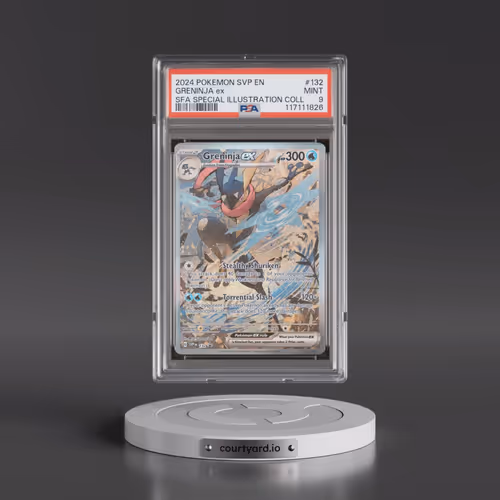 2024 Pokémon Svp EN-SV Black Star Promo #132 Greninja EX - Holo Shrouded Fable Special Illustration