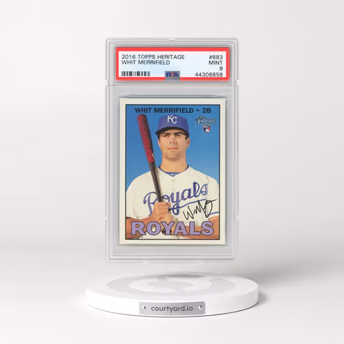 2016 Topps Heritage #683 Whit Merrifield (PSA 9 MINT)