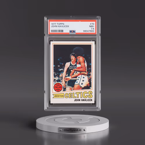 1977 Topps #70 John Havlicek (PSA 7.5 NM+)