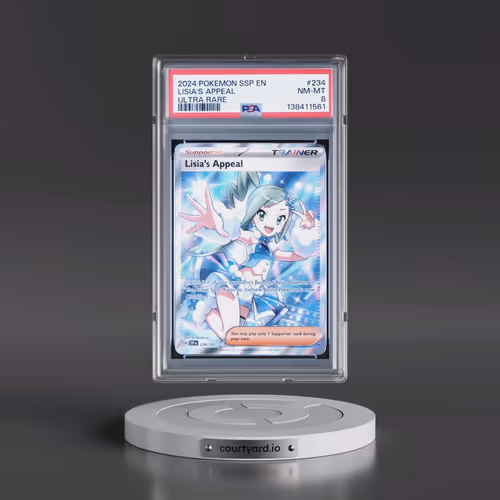 2024 Pokémon Ssp EN-Surging Sparks #234 Lisia's Appeal - Ultra Rare (PSA 8 NM-MT)