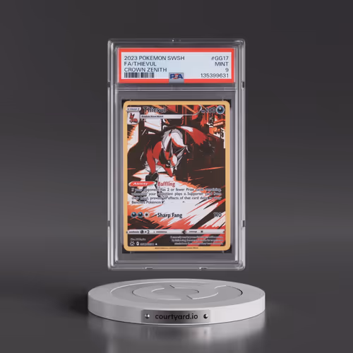2023 Pokémon Sword and Shield Crown Zenith #GG17 Thievul - Full Art (PSA 9 MINT)