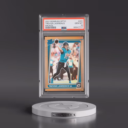 2021 Panini Donruss Optic #201 Trevor Lawrence - Bronze (PSA 10 GEM MINT)