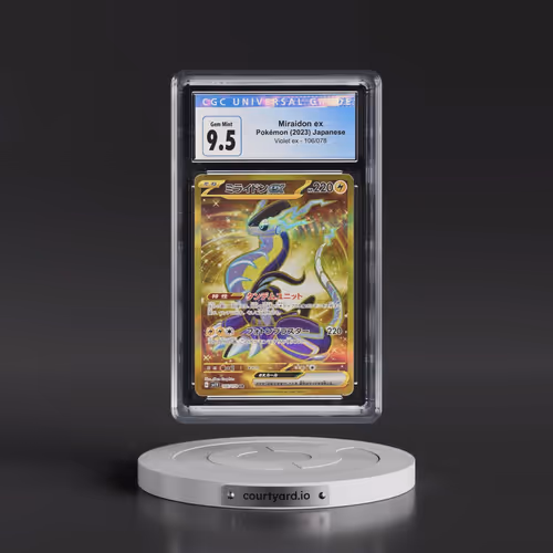 2023 Violet ex #106/078 Miraidon ex - Ultra Rare Holo (CGC 10 GEM MINT)