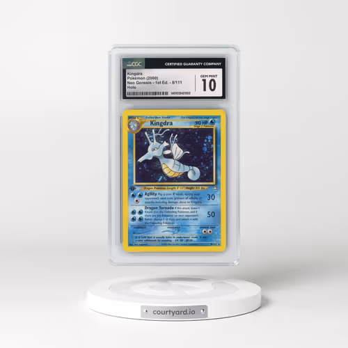 2000 Neo Genesis #8/111 Kingdra - 1st Edition Holo (CGC 10 GEM MINT)