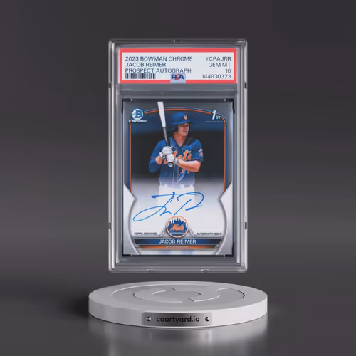 2023 Bowman Chrome Prospect Autographs #CPAJRR Jacob Reimer (PSA 10 GEM MINT)