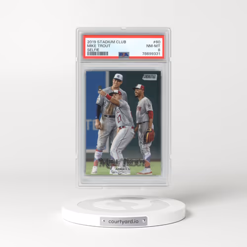 2019 Stadium Club #60 Mike Trout - Variation (PSA 8 NM-MT)