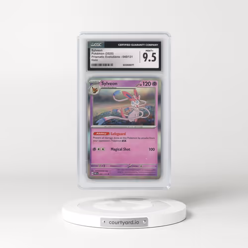 2025 Prismatic Evolutions - PRE EN #040/131 Sylveon - Holo (CGC 9.5 MINT+)