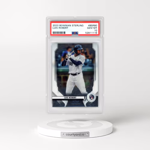 2020 Bowman Sterling #BSR80 Luis Robert (PSA 10 GEM MINT)