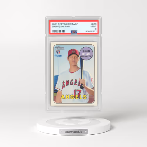 2018 Topps Heritage #600 Shohei Ohtani (PSA 9 MINT)