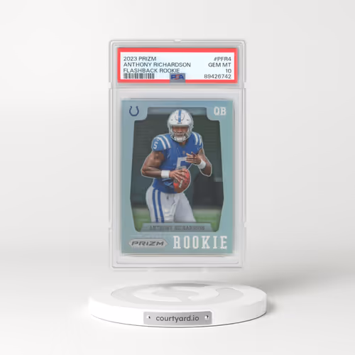2023 Panini Prizm Prizm Flashback Rookie #PFR4 Anthony Richardson (PSA 10 GEM MINT)